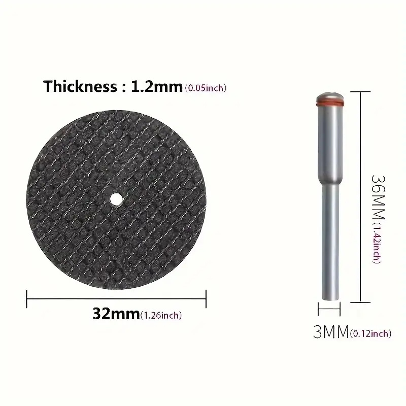 Abrasive Cutting Disc 32mm Wit - Cordless Rotary Tool Kit Accessories ulasan dan harga