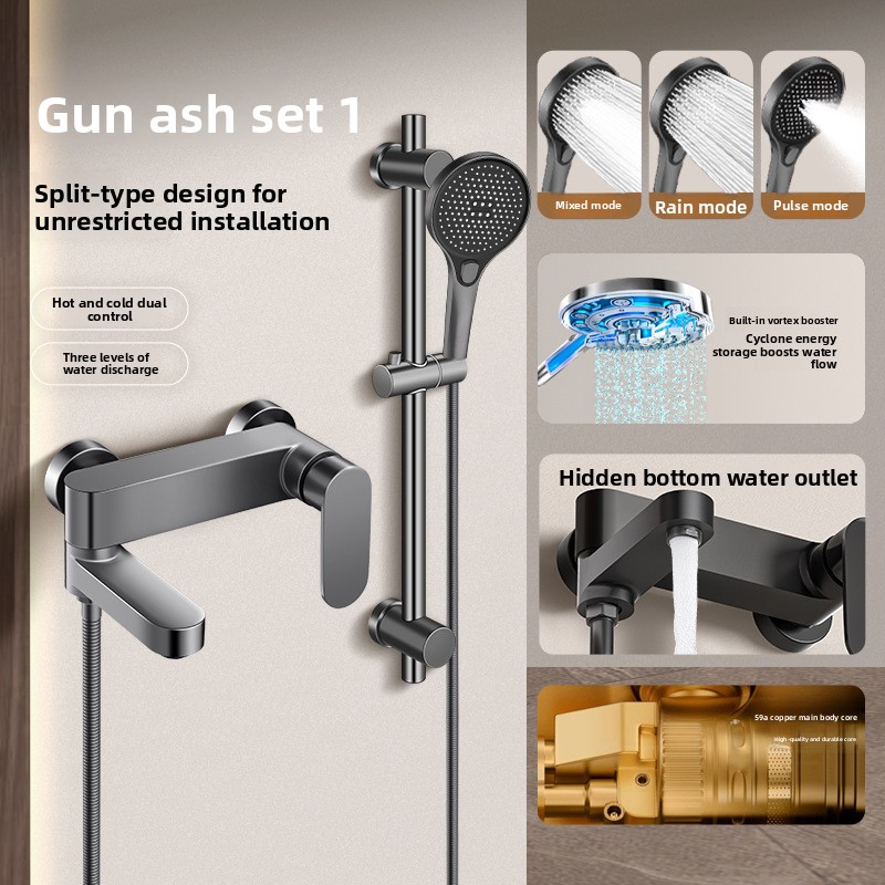 All Copper Shower Faucet Set T - Plumbing ulasan dan harga