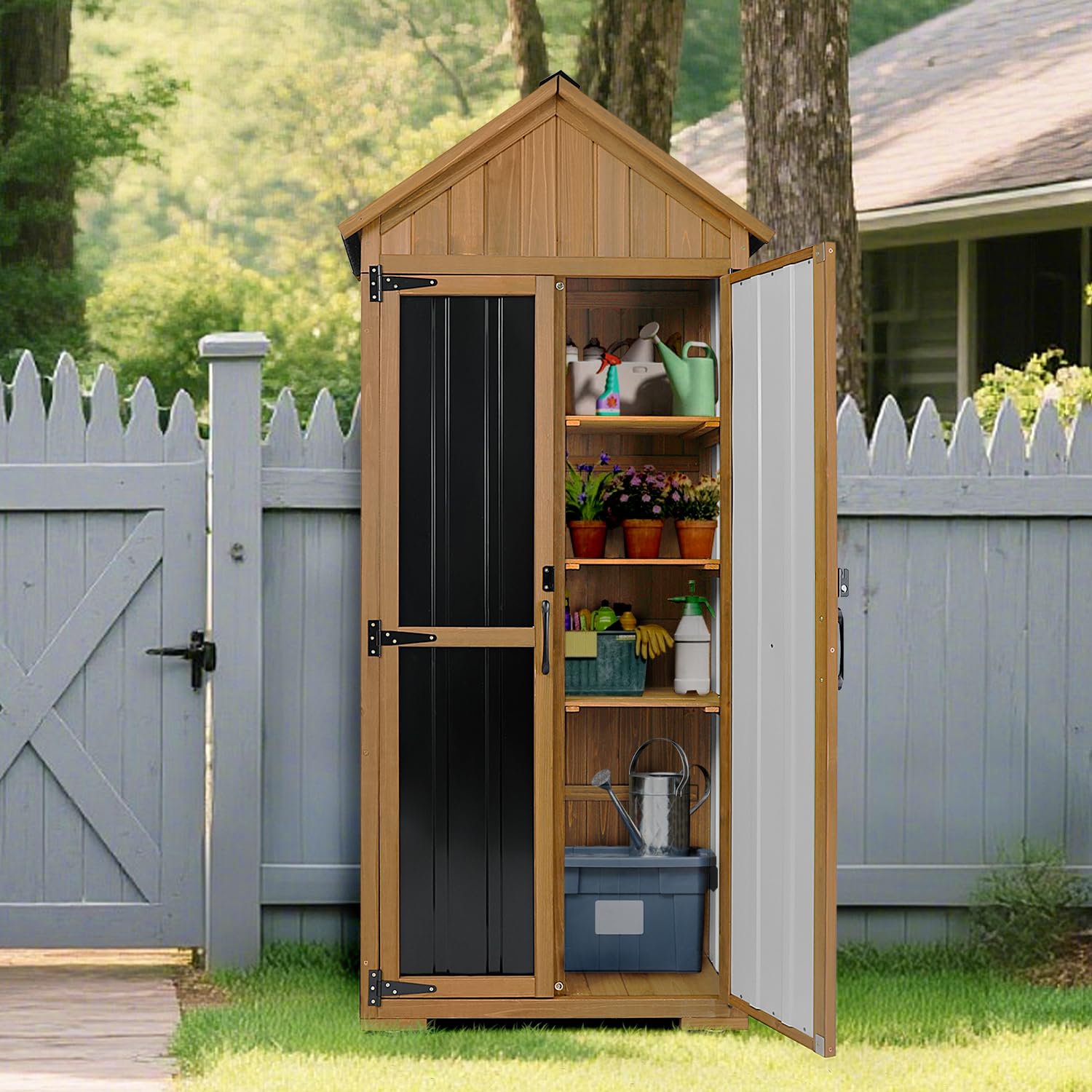 Outdoor Storage Cabinet Waterp - Garden Tools ulasan dan harga