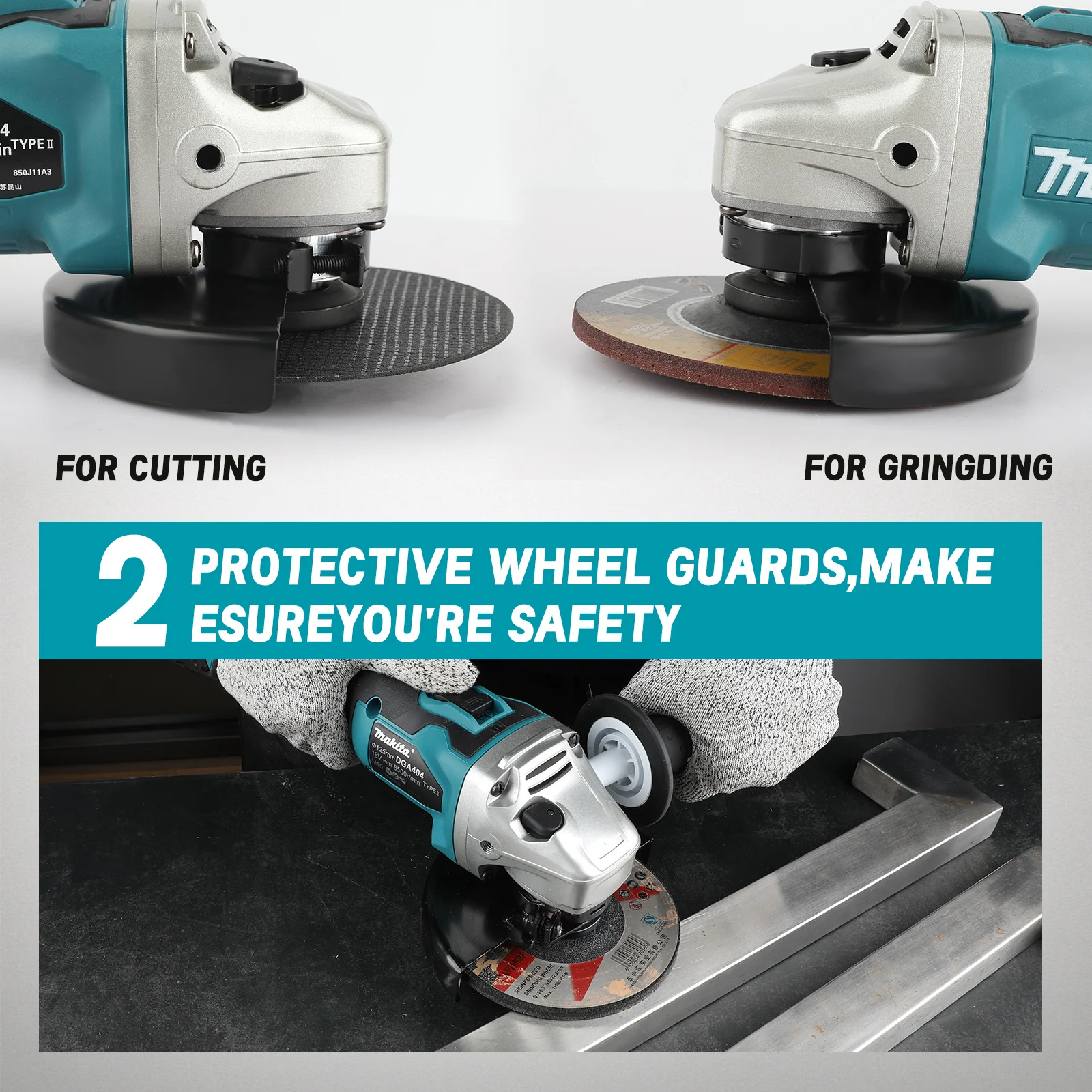 DGA404 100/125mm Brushless Lit - Brushless Angle Grinder Battery Powered ulasan dan harga