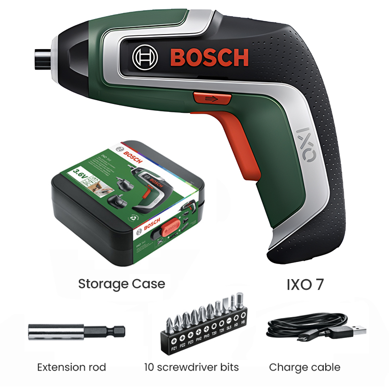 Bosch IXO 7 Cordless Screwdriv - Electric Screwdriver Rechargeable Usb ulasan dan harga