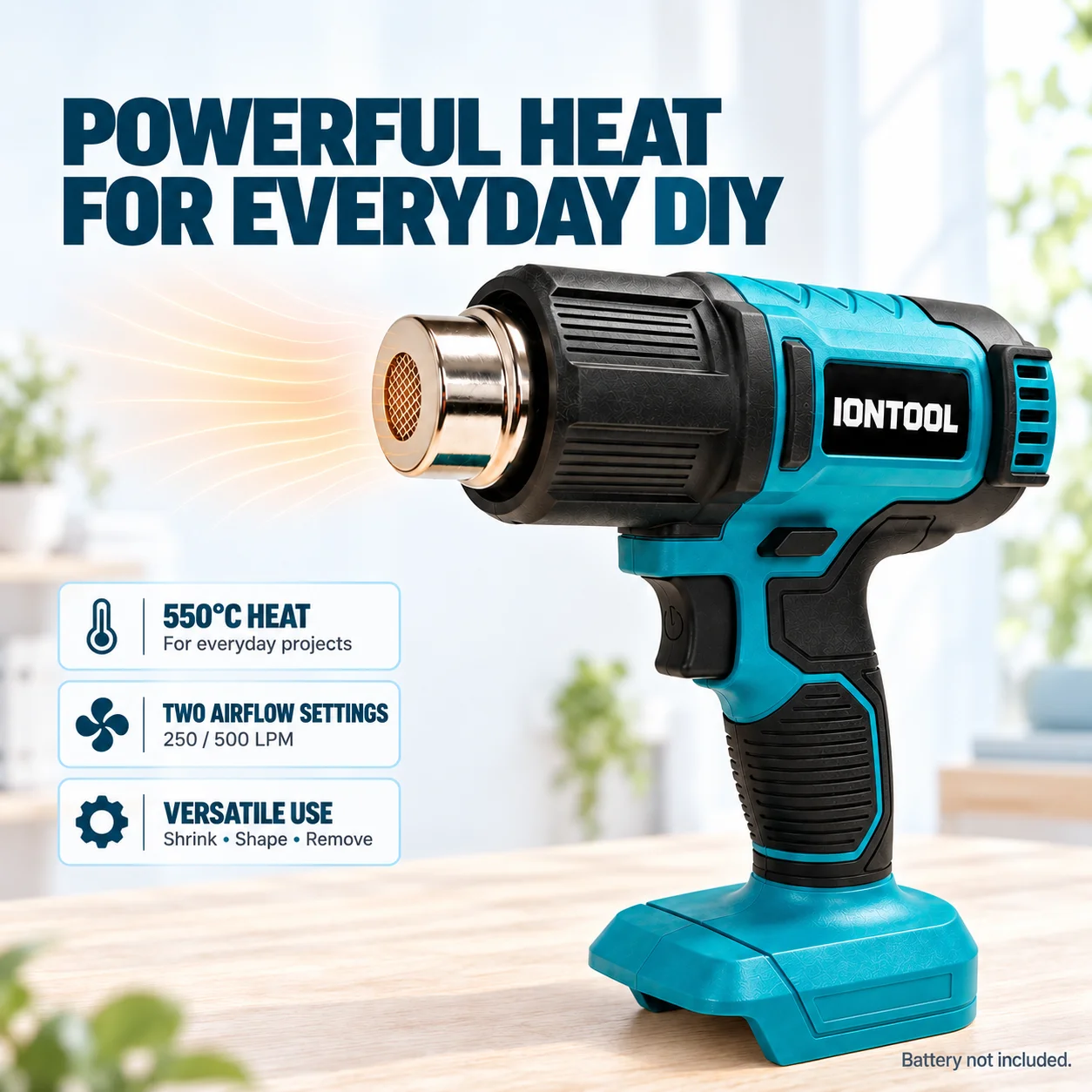 IONTOOL Cordless Heat Gun for  - Cordless Heat Gun For Shrink Tubing ulasan dan harga